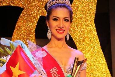 Nữ tiếp viên hàng không "ẵm" 4 giải tại Hoa hậu quý tộc Thế giới