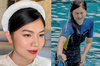 Kình ngư Ánh Viên thích "flex", nhan sắc thăng hạng sau khi giải nghệ