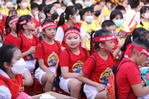 Thiếu nhi Khánh Hòa thi đua "học tập tốt, rèn luyện chăm"