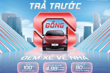 Omoda C5 mở bán với chương trình “Trả trước 0 đồng - Đem xe về nhà”
