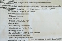 Nghi vấn 4 cán bộ xã sử dụng bằng giả