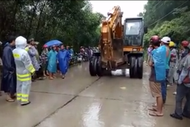 Dân dựng lều phản đối xây dựng bãi rác tạm