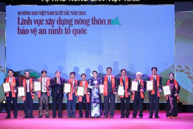 Tôn vinh 63 Nông dân Việt Nam xuất sắc 2018
