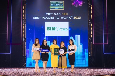 BIM Group được vinh danh trong "Top 100 nơi làm việc tốt nhất Việt Nam"
