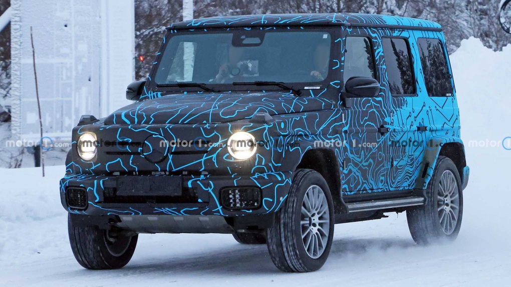 Mercedes-Benz EQG lộ diện trên đường thử, là bản thuần điện của G-Class - 1 Mercedes-Benz EQG lộ diện trên đường thử, là bản thuần điện của G-Class - 1