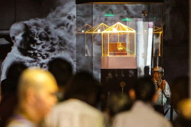 Biển người xếp hàng chờ chiêm bái xá lợi Bồ tát Thích Quảng Đức ở TPHCM