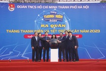 Thành đoàn Hà Nội phát động lễ ra quân Tháng Thanh niên