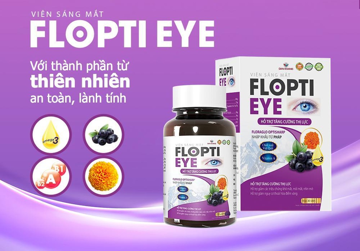 Viên uống bổ mắt Flopti Eye - sự kết hợp giữa công nghệ tiên tiến cùng với thảo dược tự nhiên - 2