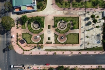 Hoa viên do Công ty Công Minh thi công tại Đắk Nông xuống cấp được sửa chữa