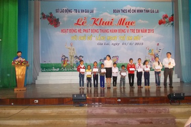 Gia Lai khai mạc Tháng hành động vì trẻ em