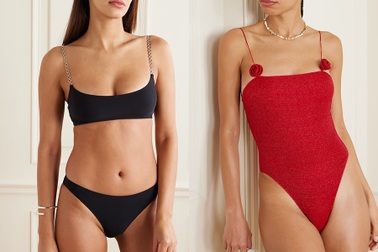 Kiểu đồ bơi đơn giản nhưng vẫn sành điệu, tôn dáng gợi cảm