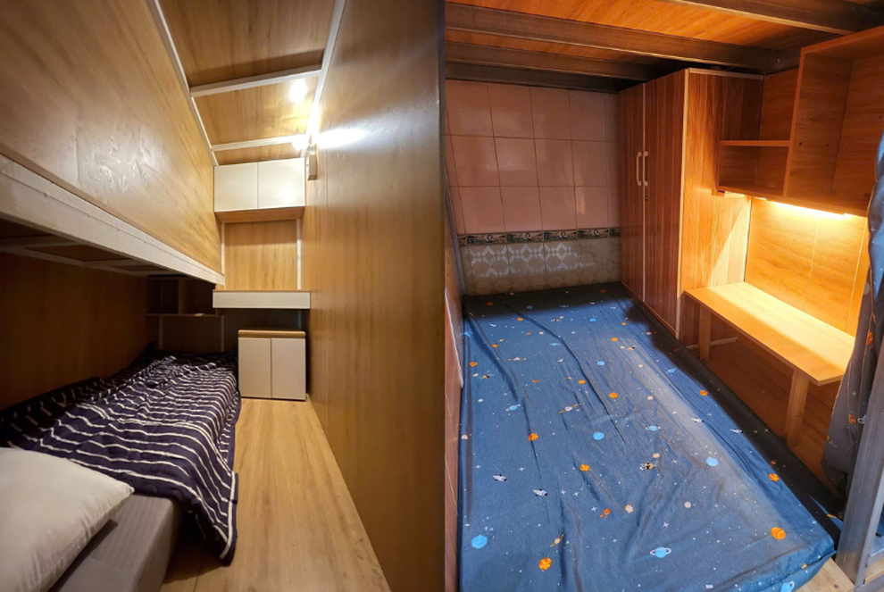 Kamar asrama mahasiswa seharga 2 juta VND: Bahkan tidak bisa meluruskan kaki saat tidur - 4 Phòng trọ sinh viên giá 2 triệu đồng: Ngủ cũng không được duỗi thẳng chân - 4