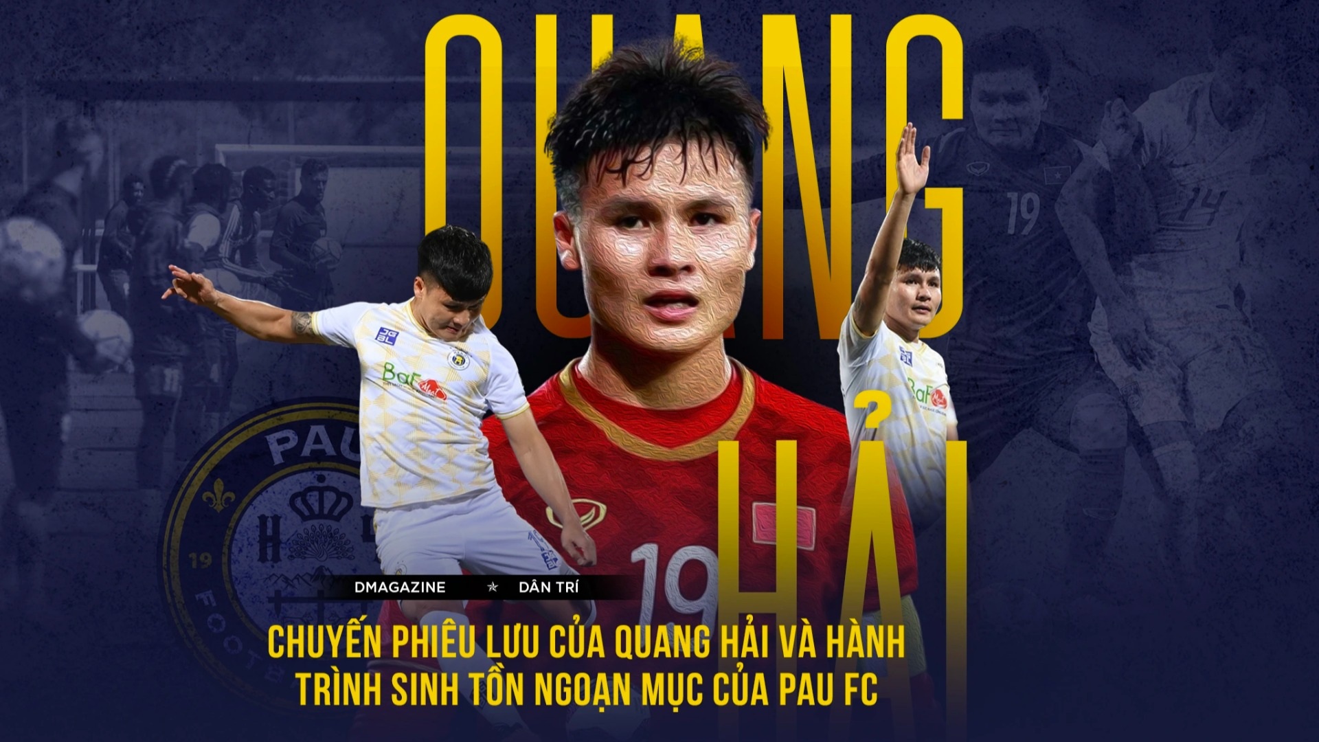 Chuyến phiêu lưu của Quang Hải và hành trình sinh tồn ngoạn mục của Pau FC