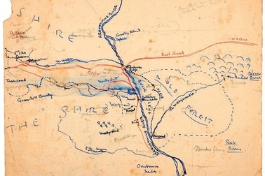 Tác giả “Chúa tể những chiếc nhẫn” công bố phác hoạ đắt giá