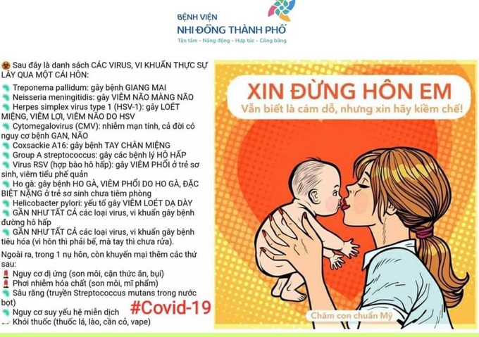 Bệnh nhi 14 tháng tuổi bị nhiễm Covid-19, khả năng bị lây sau khi được bế lên hôn - Ảnh 2.