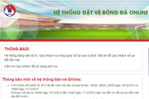 Chỉ 10 nghìn vé trận chung kết AFF Cup được bán online