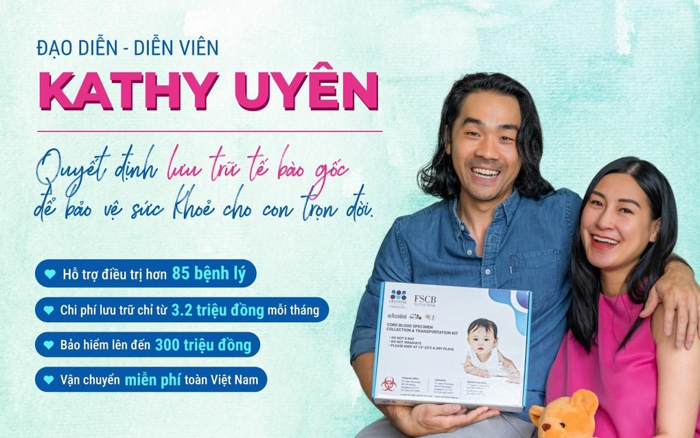 Hạ sinh quý tử ở tuổi 41, Kathy Uyên quyết định lưu trữ tế bào gốc cho con - 2 Hạ sinh quý tử ở tuổi 41, Kathy Uyên quyết định lưu trữ tế bào gốc cho con - 2