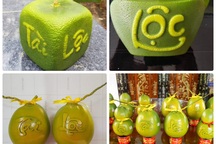 Dừa thư pháp, bưởi thỏi vàng tiền triệu mỗi cặp… vẫn hút hàng