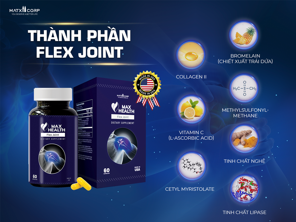 Flex Joint - giải pháp bổ xương khớp cho mọi người - 2 Flex Joint - giải pháp bổ xương khớp cho mọi người - 2