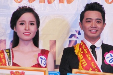 “Lộ diện” Hoa khôi và Nam vương HS, SV Cần Thơ năm 2015   