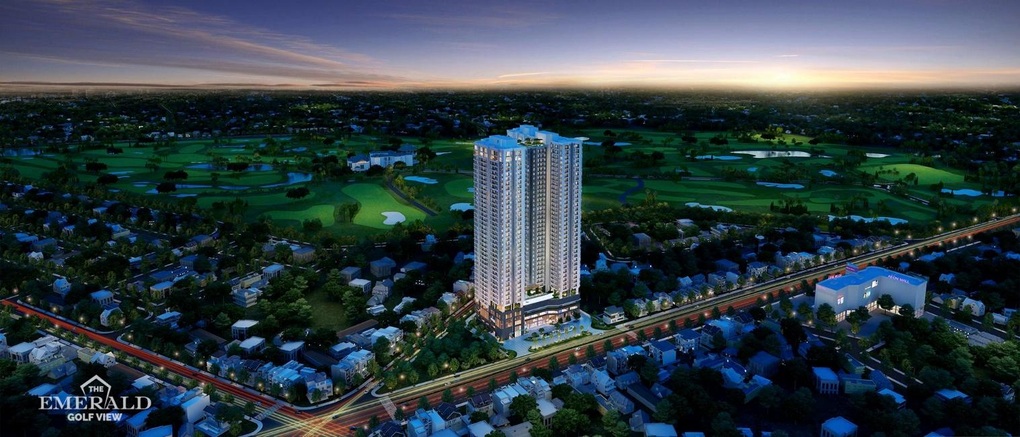 Coteccons và Unicons cất nóc dự án The Emerald Golf View, Bình Dương - 1 Coteccons và Unicons cất nóc dự án The Emerald Golf View, Bình Dương - 1