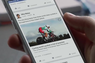 Facebook tung tính năng đọc tin tức nhanh chóng trên iPhone