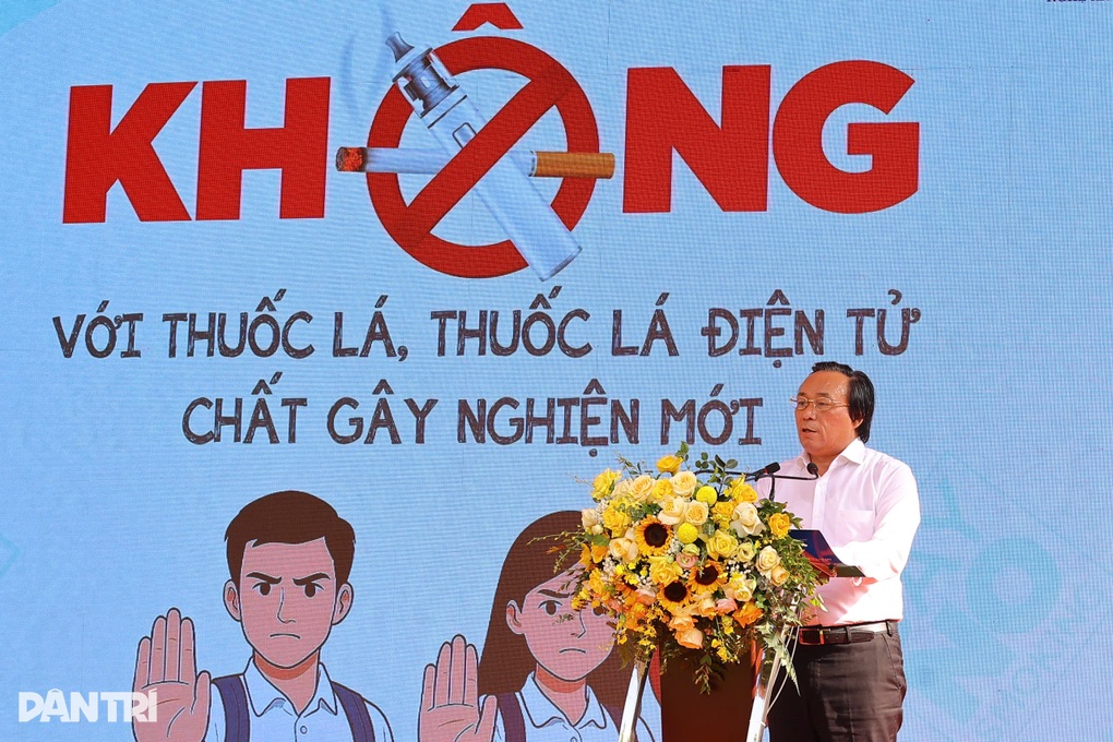 Hơn 1.000 học sinh nói không với thuốc lá - 1 Hơn 1.000 học sinh nói không với thuốc lá - 1