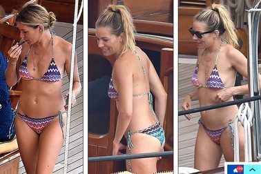 Sienna Miller khoe dáng chuẩn trong kỳ nghỉ tại Ý