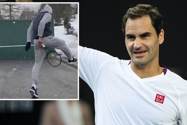 Ở nhà phòng dịch Covid-19, Roger Federer biểu diễn kỹ thuật hoàn hảo