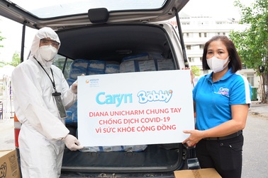 Diana Unicharm chung tay cùng cả nước hướng về Đà Nẵng