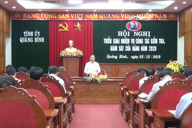 Quảng Bình kỷ luật 4 tổ chức Đảng và 362 đảng viên trong năm 2019