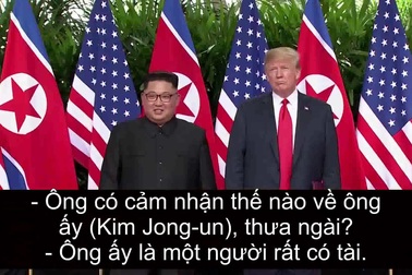 Cuộc gặp như “phim khoa học viễn tưởng” của lãnh đạo Mỹ-Triều tại Singapore