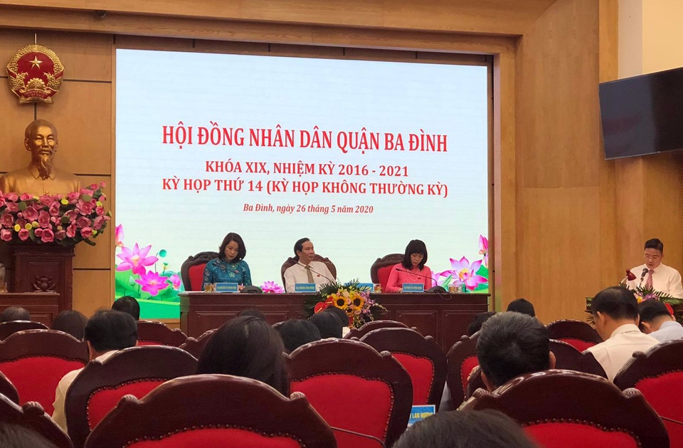 HĐND Ba Đình họp bất thường ứng 38 tỷ đồng phá dỡ nhà 8B Lê Trực - 1 HĐND Ba Đình họp bất thường ứng 38 tỷ đồng phá dỡ nhà 8B Lê Trực - 1