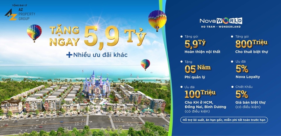 AZ Property Group là tổng đại lý phân phối NovaWorld Ho Tram - 2 AZ Property Group là tổng đại lý phân phối NovaWorld Ho Tram - 2