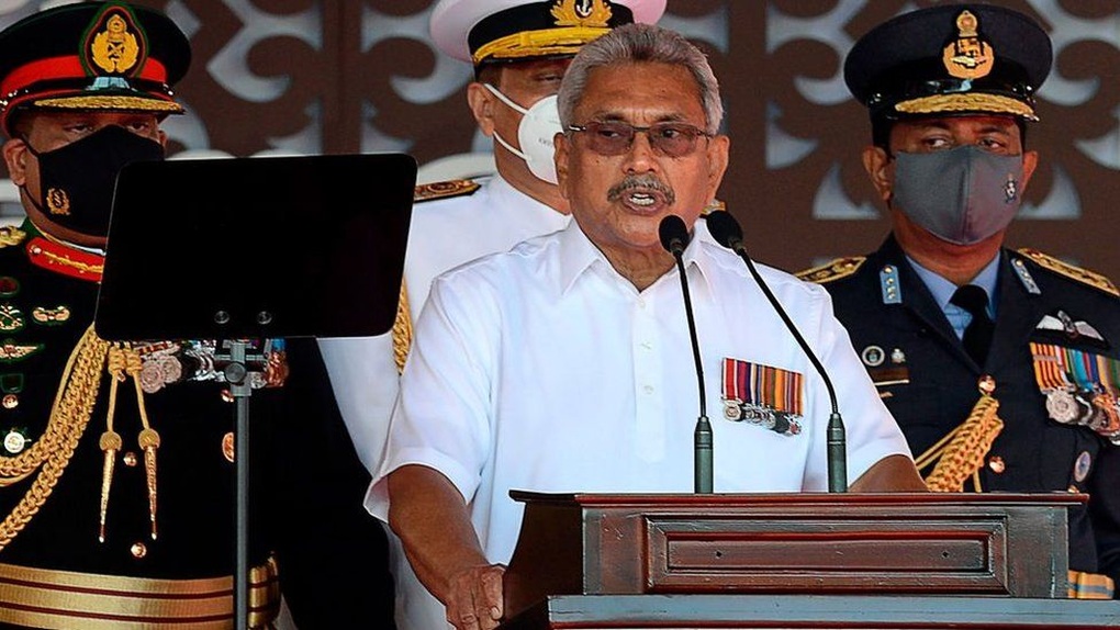 Tổng thống Sri Lanka chạy ra nước ngoài bằng máy bay quân sự - 1 Tổng thống Sri Lanka chạy ra nước ngoài bằng máy bay quân sự - 1