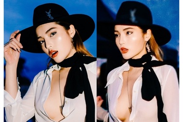 Kỳ Duyên buông lơi vòng một bốc lửa khi dự tuần lễ thời trang Paris