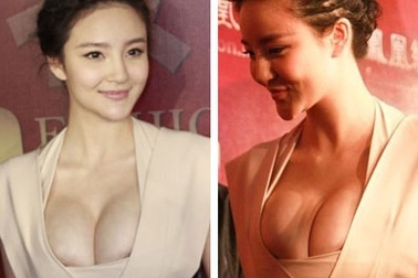 Lưu Vũ Hân gây choáng váng với màn khoe ngực “lộ liễu”