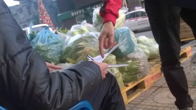 rau bẩn được đưa vào các siêu thị hà nội
