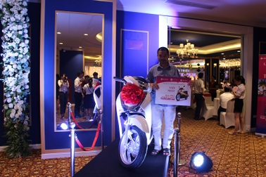 Khách hàng giao dịch thành công tại The K – Park may mắn nhận giải Nhất 01 xe SH 125i