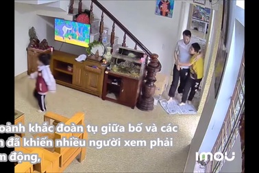 Clip khoảnh khắc đẹp về tình cảm cha con khiến dân mạng cảm động