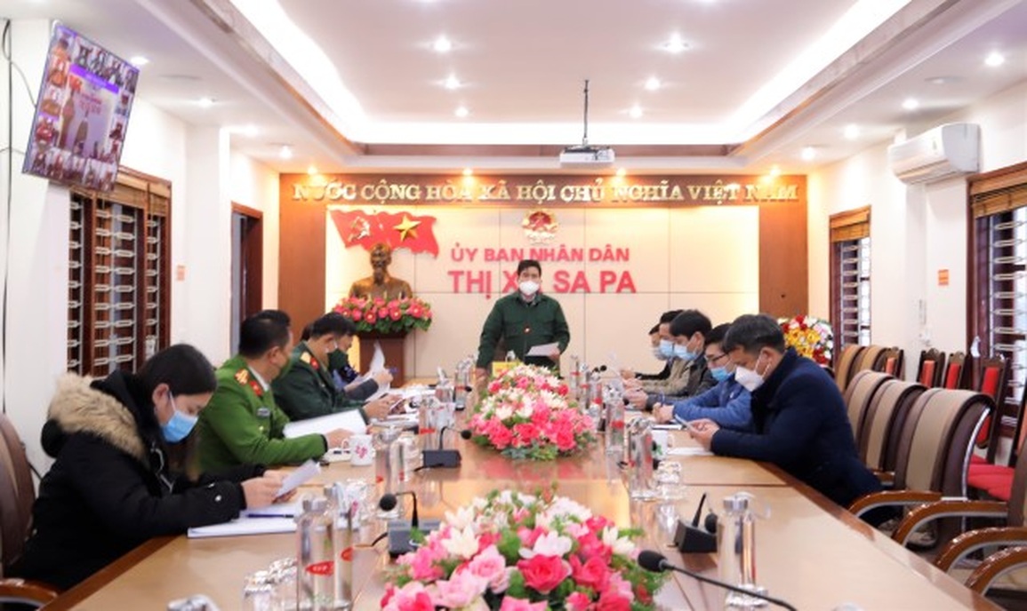 Sa Pa họp khẩn ứng phó với ca dương tính với SARS-CoV-2 - 1 Sa Pa họp khẩn ứng phó với ca dương tính với SARS-CoV-2 - 1