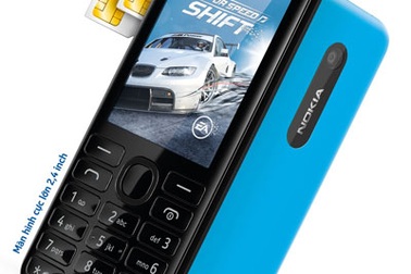 Nokia 206 hai SIM nhiều tính năng thông minh