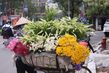 Duyên dáng những hàng hoa rong Hà Nội