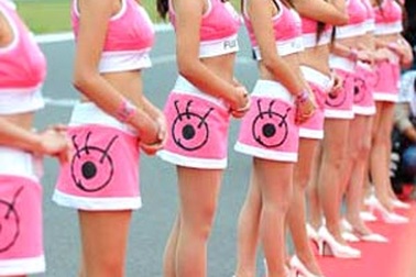 Vẻ đẹp Á Đông làm rạng ngời đường đua Fuji