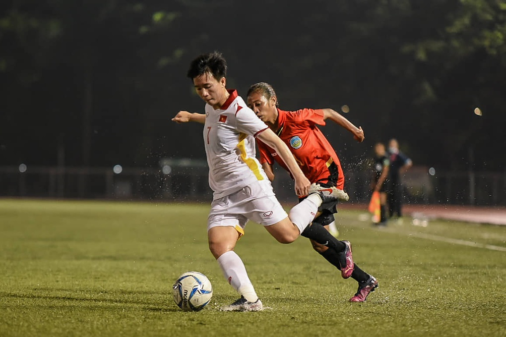 Thắng đậm Timor Leste, đội nữ Việt Nam sớm vào bán kết giải Đông Nam Á - 2 Thắng đậm Timor Leste, đội nữ Việt Nam sớm vào bán kết giải Đông Nam Á - 2