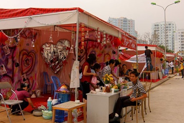 Nhiều trò vui ở Hội làng sinh viên Hacinco