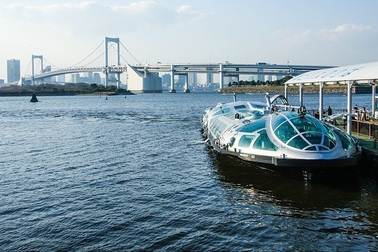 Xe buýt nước: Phương tiện giao thông độc đáo tại Tokyo