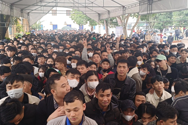 Xếp hàng từ 4h sáng đến 12h đêm để đăng ký sang Hàn Quốc làm việc