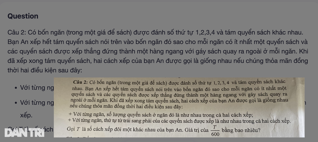 Nghi vấn thông tin lọt đề toán trên ứng dụng AI, Bộ công an vào cuộc - 1 Nghi vấn thông tin lọt đề toán trên ứng dụng AI, Bộ công an vào cuộc - 1