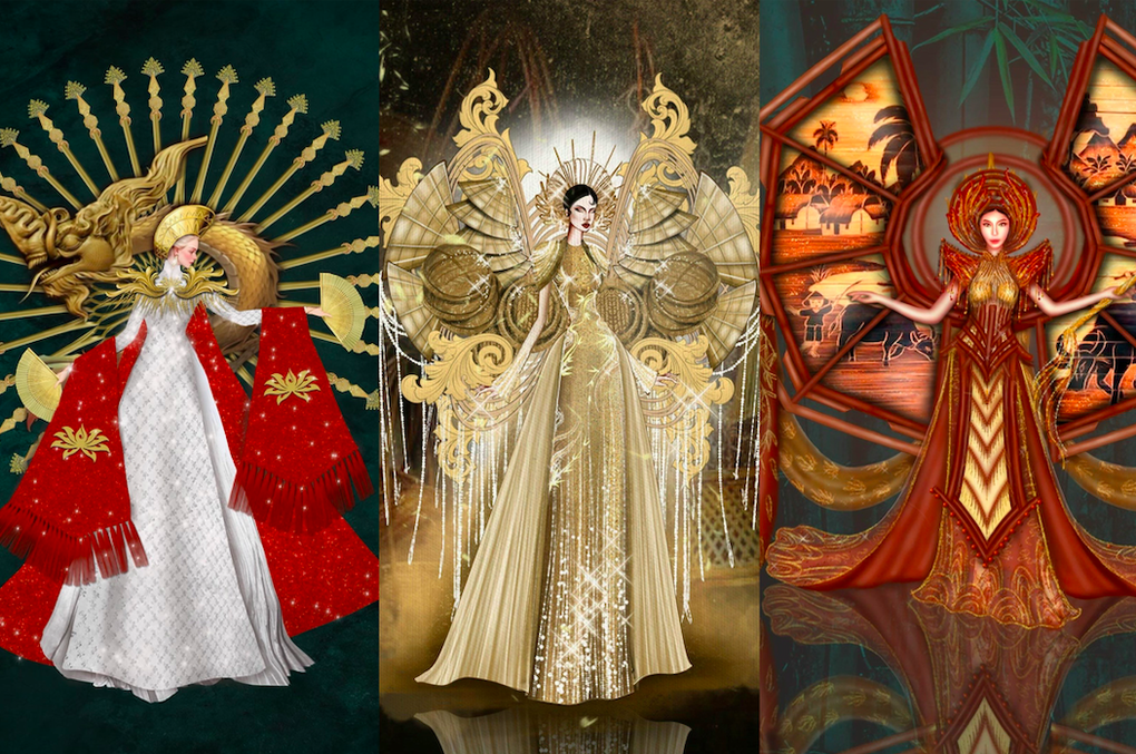 Thiết kế về cây tre, món ăn dân dã gây ấn tượng tại Miss Grand Vietnam 2024 - 1